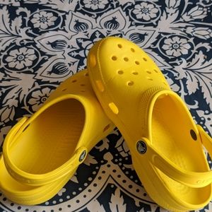 Yellow crocs
